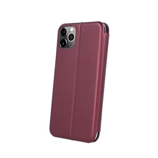 Smart Diva priekš Xiaomi Redmi Note 13 4G - Bordo - sāniski atverams maciņš ar stendu / grāmatveida maks