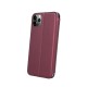 Smart Diva priekš Xiaomi Redmi Note 13 4G - Bordo - sāniski atverams maciņš ar stendu / grāmatveida maks