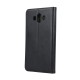Smart Magnetic Case priekš Xiaomi Redmi Note 13 4G - Melns - sāniski atverams mākslīgas ādas maciņš ar stendu