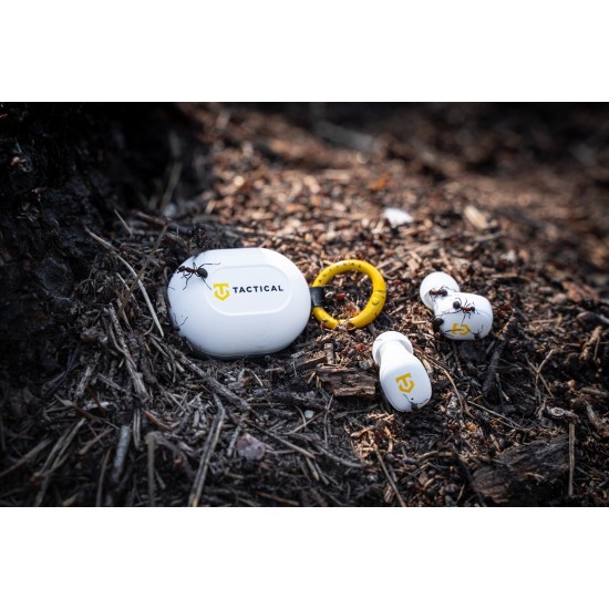 Tactical StrikePods Wireless Earbuds Bluetooth 5.4 Universālas Bezvadu Austiņas - Baltas