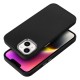 Frame Back Case priekš Apple iPhone 16e - Melns - matēts silikona aizmugures apvalks / bampers-vāciņš