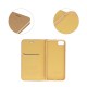 Luna Book Gold Case priekš Samsung Galaxy A05s A057G - Zelts - sāniski atverams maciņš ar magnētu un stendu / grāmatveida maks