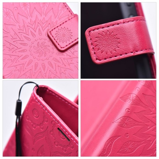 Forcell Mezzo Book Case priekš Samsung Galaxy A05s A057G - Sārts / Mandala - sāniski atverams maciņš ar stendu un auklu / grāmatveida maks