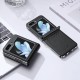 Dux Ducis Bril Case priekš Samsung Galaxy Flip7 5G - Melns - mākslīgās ādas aizmugures apvalks / vāciņš