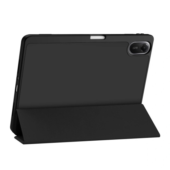 Tech-Protect SC Pen Book Case priekš Xiaomi Redmi Pad 2 - Melns - sāniski atverams maciņš ar magnētu un stendu