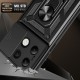 Tech-Protect Camshield Pro Back Case priekš Xiaomi Poco X7 Pro - Melns - triecienizturīgs silikona-plastikāta aizmugures apvalks ar gredzenu / bampers-vāciņš