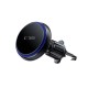 Tech-Protect MagSafe Wireless Charger 15W Phone holder on Air Vent / Dashboard - Melns - Universāls stiprinājums uz automašīnas paneļa vai ventilācijas režģa