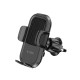 Tech-Protect V8 Universal Long Arm Air Vent / Dashboard Car Holder - Melns - Universāls stiprinājums turētājs auto ventilācijas režģa vai paneļa