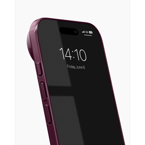 iDeal of Sweden Slim Back Case with MagSafe priekš Apple iPhone 17 Air - Glossy Cherry - silikona aizmugures apvalks / bampers-vāciņš