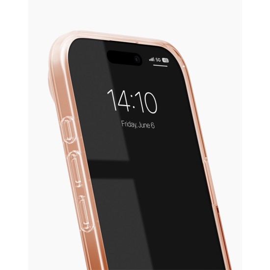 iDeal of Sweden Glitter Glow Back Case priekš Apple iPhone 17 Air - Mocha Mousse - silikona-plastikāta aizmugures apvalks / bampers-vāciņš