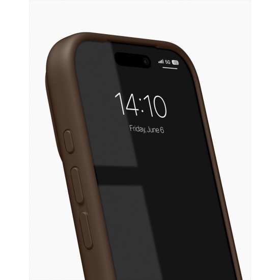 iDeal of Sweden Silicone MagSafe Back Case priekš Apple iPhone 17 Pro - Mocha Mousse - silikona aizmugures apvalks / bampers-vāciņš