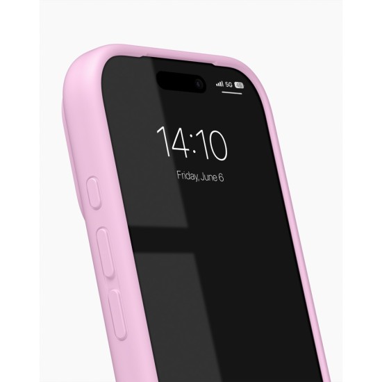 iDeal of Sweden Silicone MagSafe Back Case priekš Apple iPhone 17 Pro - Bubblegum Pink - silikona aizmugures apvalks / bampers-vāciņš
