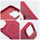 Frame MagSafe Back Case priekš Apple iPhone 15 - Sārts - matēts silikona aizmugures apvalks / bampers-vāciņš