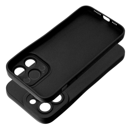 Roar Luna Back Case priekš Apple iPhone 16e - Melns - silikona aizmugures apvalks / bampers-vāciņš