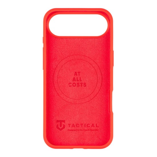 Tactical MagForce Velvet Smoothie Back Case with MagSafe priekš Apple iPhone 17 Air - Sarkans - silikona aizmugures apvalks / bampers-vāciņš