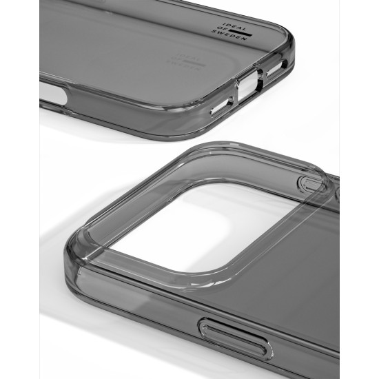 iDeal of Sweden Clear Back Case priekš Apple iPhone 17 Pro (BOJĀTS IEPAKOJUMS) - Tinted Black - silikona aizmugures apvalks / bampers-vāciņš