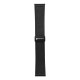22mm Forcell F-design Magnetic Eco Leather Watchband Strap - Melns - mākslīgās ādas siksniņas (jostas) priekš pulksteņiem