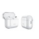 Tech-Protect FlexAir Case priekš Apple Airpods Pro 3 - Caurspīdīgs - silikona apvalks bezvadu austiņu lādēšanas ierīcei ar karabīni