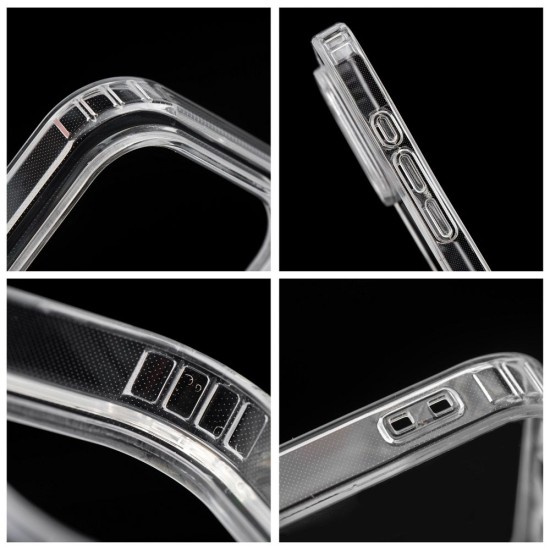 Drop Glue Colorful Ring Mag Cover with MagSafe priekš Samsung Galaxy A16 4G A165 / A16 5G A166 - Caurspīdīgs / Balts - silikona aizmugures apvalks / bampers-vāciņš