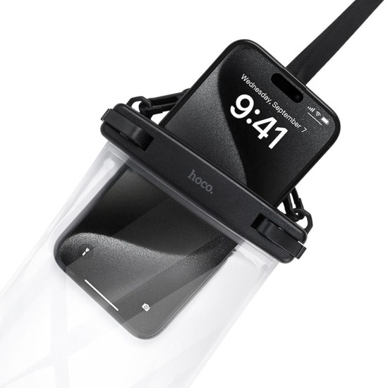 Hoco HX52 Vasaras Universāls Vakuuma Ūdens izturīgs maks 7.2 inch - Melns