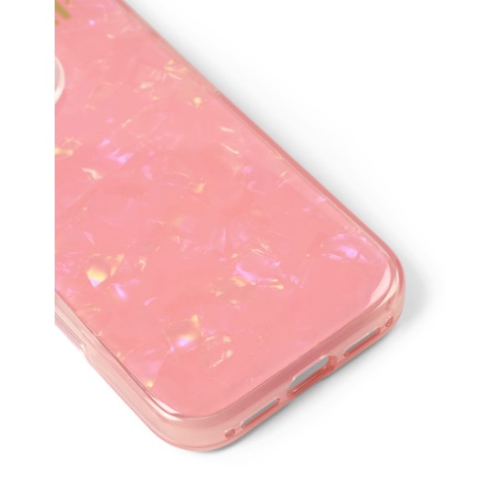 iDeal of Sweden Pearlised Back Case priekš Apple iPhone 16 Pro Max - Pink - silikona-plastikāta aizmugures apvalks / bampers-vāciņš