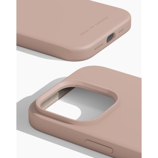 iDeal of Sweden Silicone Back Case priekš Apple iPhone 12 / 12 Pro - Blush Pink - silikona aizmugures apvalks / bampers-vāciņš