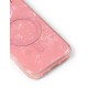 iDeal of Sweden Pearlised MagSafe Back Case priekš Apple iPhone 16 Pro - Pink - silikona-plastikāta aizmugures apvalks / bampers-vāciņš