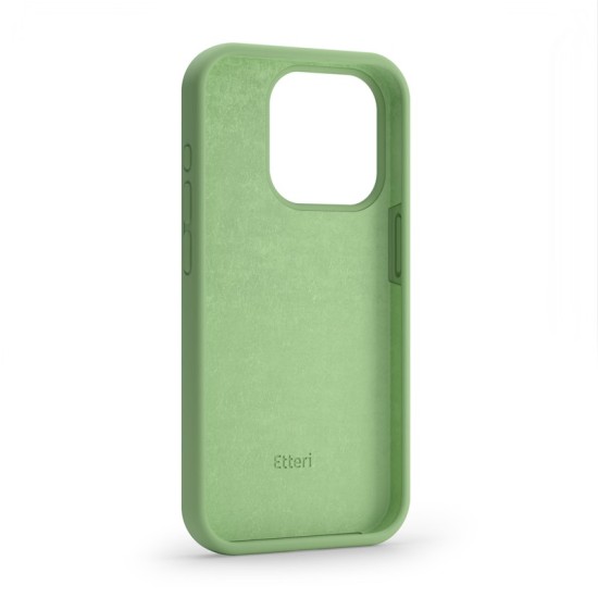 Etteri Silicone Back Case priekš Samsung Galaxy S23 5G S911 - Gaiši Zaļš - silikona aizmugures apvalks / bampers-vāciņš