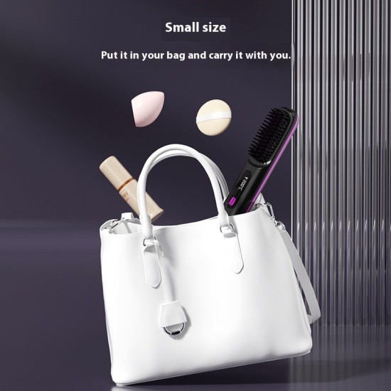 Reach HairMini Bezvadu matu taisnošanas ķemme - Melna