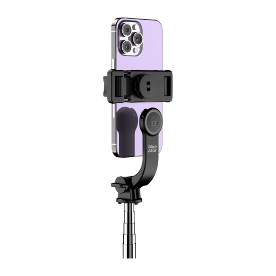 BlueStar L21 Bluetooth remote control Selfie Stick with Tripod - Melns - Selfie monopod Teleskopisks Universāla stiprinājuma statīvs
