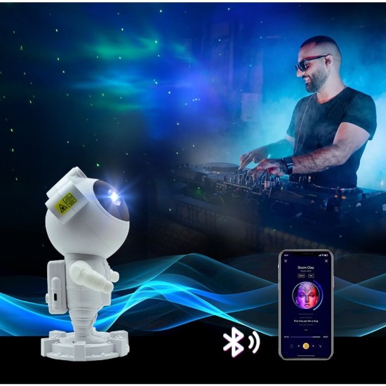 Astronaut Star Projector with Bluetooth Speaker / Music / Remote Control - Astronauts / Projektors ar pulti