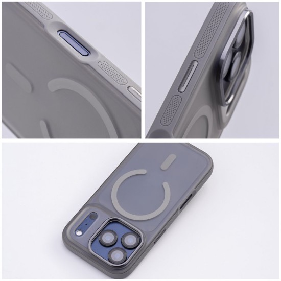 Flexline Mag Cover with MagSafe priekš Apple iPhone 17 - Gaiši Zils - matēts silikona-plastikāta aizmugures apvalks / bampers-vāciņš