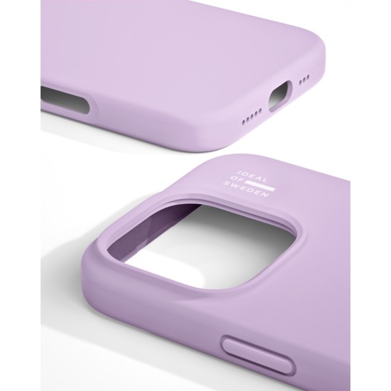 iDeal of Sweden Silicone MagSafe Back Case priekš Apple iPhone 16 Pro - Lavender Milk - silikona aizmugures apvalks / bampers-vāciņš
