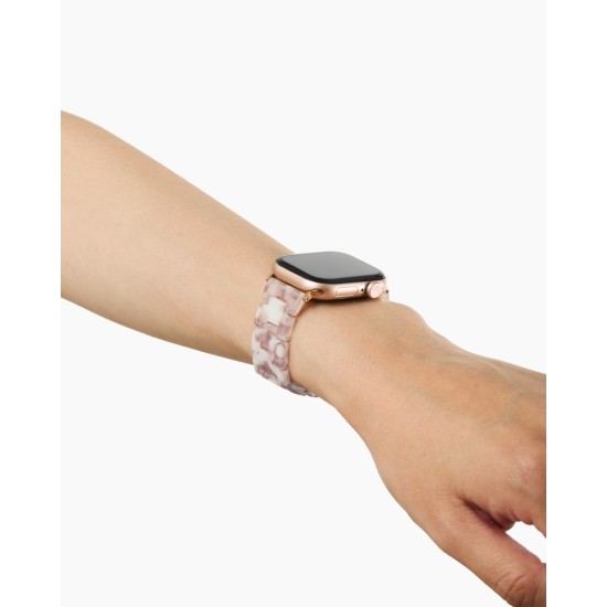iDeal of Sweden Resin Watch Band priekš Apple Watch 42 / 44 / 45 / 46mm / Ultra 49 mm - Pink Pearl - siksniņa (josta) priekš pulksteņiem