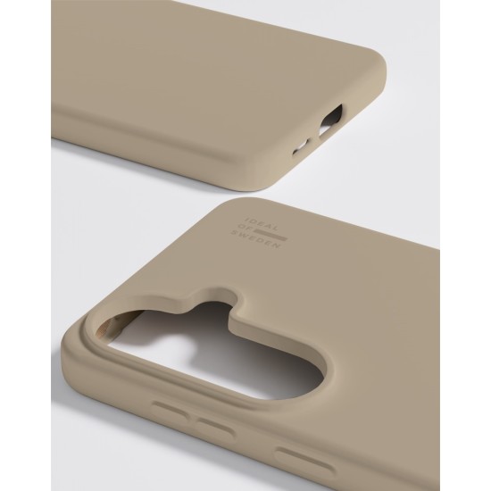 iDeal of Sweden Silicone MagSafe Back Case priekš Samsung Galaxy S26 5G - Beige - silikona aizmugures apvalks / bampers-vāciņš