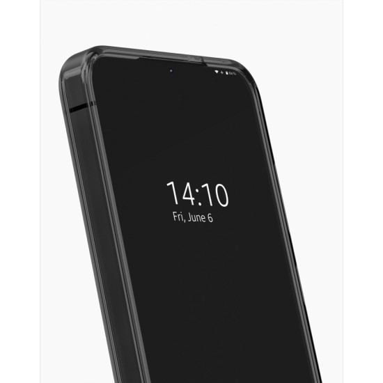 iDeal of Sweden Clear MagSafe Back Case priekš Samsung Galaxy S26 Plus 5G - Tinted Black - silikona aizmugures apvalks / bampers-vāciņš