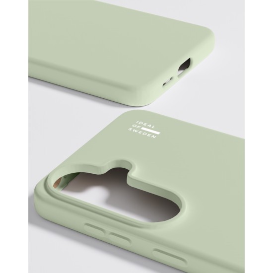 iDeal of Sweden Silicone MagSafe Back Case priekš Samsung Galaxy S26 5G - Sage Green - silikona aizmugures apvalks / bampers-vāciņš