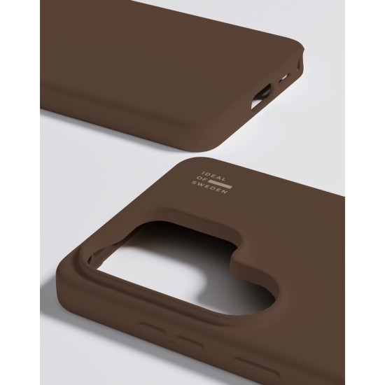 iDeal of Sweden Silicone MagSafe Back Case priekš Samsung Galaxy S26 Ultra 5G - Mocha Mousse - silikona aizmugures apvalks / bampers-vāciņš
