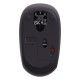 Baseus F01B Tri-Mode Wireless Optical BT Mouse 2.4G / 1600 DPI (BT3.0 / 5.0) - Pelēka - Bezvadu datorpele