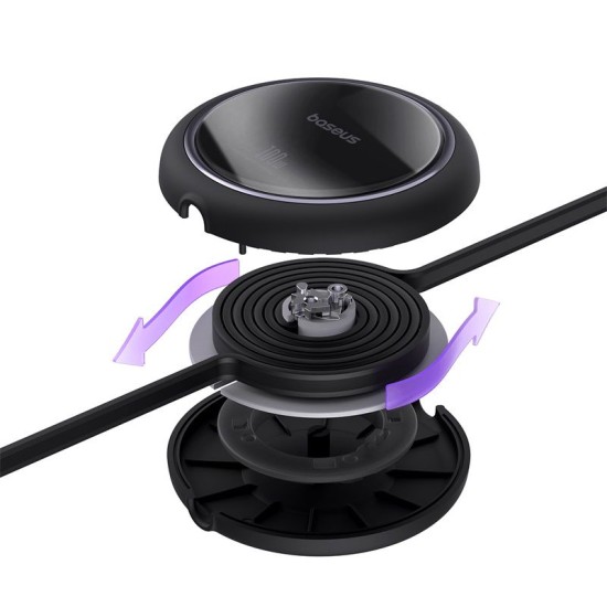 Baseus 1M Free2Draw Cable PD 100W Fast Charging Type-C to Type-C - Melns - USB-C lādēšanas un datu kabelis / vads