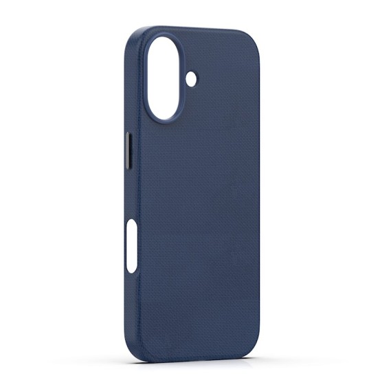 Etteri Elegant Mag Case with MagSafe priekš Apple iPhone 17 - Tumši Zils - auduma aizmugures apvalks / bampers-vāciņš