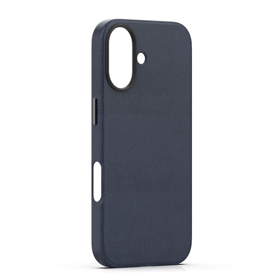 Etteri Elegant Mag Case with MagSafe priekš Apple iPhone 17 Pro Max - Melns - auduma aizmugures apvalks / bampers-vāciņš