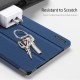 Dux Ducis Domo series priekš Samsung Galaxy Tab A11 Plus X230 / X236 / Tab A9 Plus X210 / X215 / X216 - Tumši Zils - sāniski atverams maciņš ar magnētu un stendu