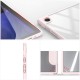 Dux Ducis Toby series priekš Samsung Galaxy Tab A11 Plus X230 / X236 / A9 Plus X210 / X215 / X216 - Gaiši Rozā - sāniski atverams maciņš ar magnētu un stendu