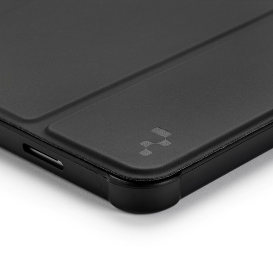Reach Origami Case priekš Samsung Galaxy Tab A11 Plus X230 / X236 / A9 Plus X210 / X215 / X216 - Melns - sāniski atverams maciņš ar magnētu un stendu