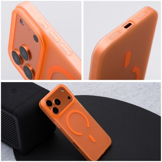 Go Orange MagSafe Back Case priekš Xiaomi 17 - Oranžs - plastikāta aizmugures apvalks / bampers-vāciņš