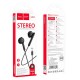 Hoco M93 Wired Stereo Earphones with Remote and Mic USB Type-C - Melnas - Universālas USB-C stereo austiņas ar mikrofonu un pulti