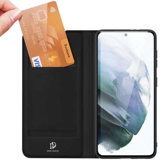 Dux Ducis Skin Pro series priekš Xiaomi 17 - Melns - sāniski atverams maciņš ar magnētu un stendu