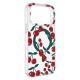 Cherry Back Case with MagSafe priekš Apple iPhone 14 Pro - Caurspīdīgs - silikona aizmugures apvalks / bampers-vāciņš
