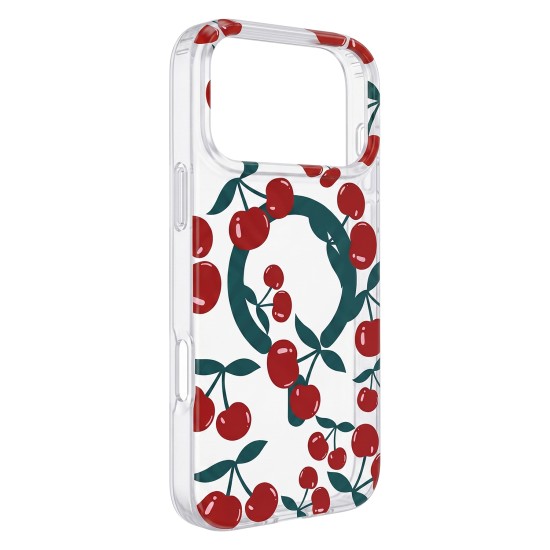 Cherry Back Case with MagSafe priekš Apple iPhone 17 Pro Max - Caurspīdīgs - silikona aizmugures apvalks / bampers-vāciņš